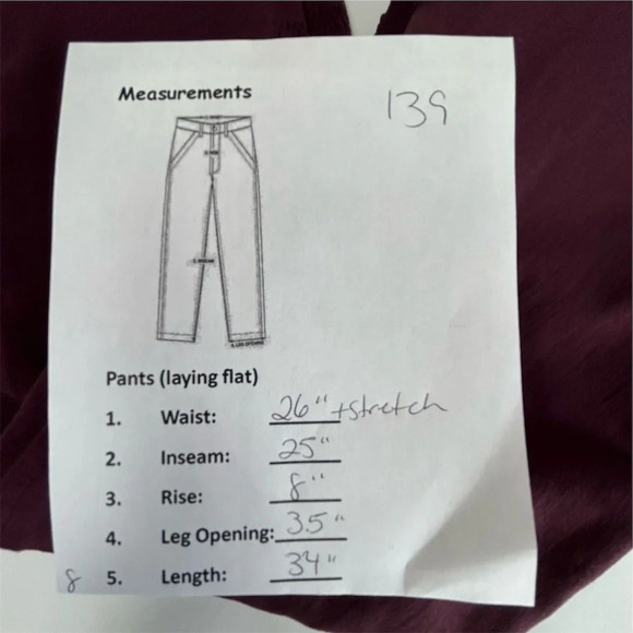 Lululemon High-Rise Reveal 7/8 Tight Leggings Dark Adobe Red Size 6 Yoga Running - Picture 11 of 11